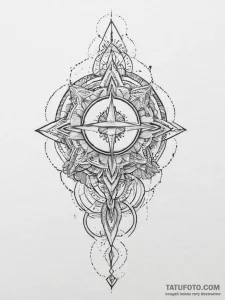 Tattoo sketch divine light descending, tattoo... - эскиз тату (№1756155445_0, 25.08.2025 20:57) — Tatufoto.com