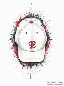 Tattoo sketch baseball cap with a quote, tatt... - эскиз тату (№1756160027_0, 25.08.2025 22:13) — Tatufoto.com