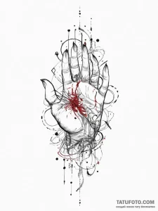 Tattoo sketch cosmic flow, tattoo drawing out... - эскиз тату (№1756160851_0, 25.08.2025 22:27) — Tatufoto.com