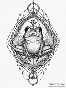 Tattoo sketch froghopper, tattoo line art, mu... - эскиз тату (№1756163466_0, 25.08.2025 23:11) — Tatufoto.com