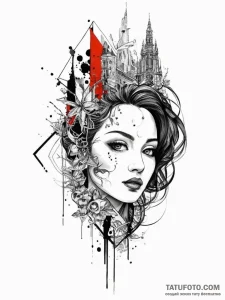 Tattoo sketch jade, artistic tattoo sketch, o... - эскиз тату (№1756166720_0, 26.08.2025 00:05) — Tatufoto.com