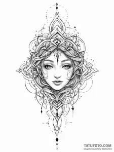 Tattoo sketch a symbolic emotion - эскиз тату (№1756169349_0, 26.08.2025 00:49) — Tatufoto.com