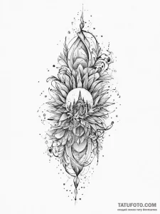 Tattoo sketch mystical tale, concept art for... - эскиз тату (№1756170366_0, 26.08.2025 01:06) — Tatufoto.com