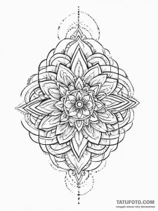 Tattoo sketch nature, ink illustration for ta... - эскиз тату (№1756173768_0, 26.08.2025 02:02) — Tatufoto.com