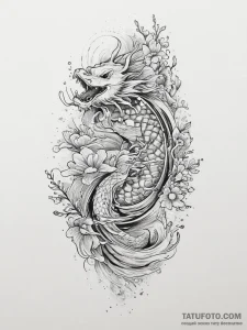 Tattoo sketch sorrow, ink illustration for ta... - эскиз тату (№1756179437_0, 26.08.2025 03:37) — Tatufoto.com