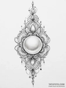 Tattoo sketch pearl - эскиз тату (№1756181237_0, 26.08.2025 04:07) — Tatufoto.com