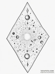 Tattoo sketch туманность, tattoo drawing outl... - эскиз тату (№1756184471_0, 26.08.2025 05:01) — Tatufoto.com