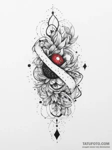 Tattoo sketch cosmic myth, tattoo drawing out... - эскиз тату (№1756185884_0, 26.08.2025 05:24) — Tatufoto.com