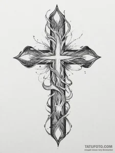 Tattoo sketch flame, concept art for tattoo,... - эскиз тату (№1756186281_0, 26.08.2025 05:31) — Tatufoto.com