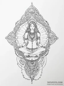 Tattoo sketch spiritual narrative - эскиз тату (№1756188091_0, 26.08.2025 06:01) — Tatufoto.com