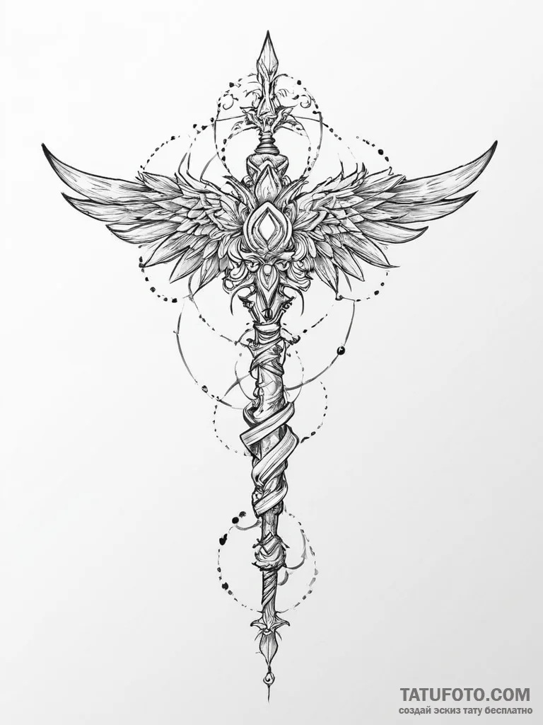 Tattoo sketch weapon - эскиз тату (№1756188696_0, 26.08.2025 06:11) — Tatufoto.com