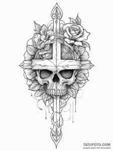 Tattoo sketch hippie movement with a peace si... - эскиз тату (№1756189888_0, 26.08.2025 06:31) — Tatufoto.com