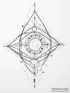 Tattoo sketch cosmic origin - эскиз тату (№1756192118_0, 26.08.2025 07:08) — Tatufoto.com