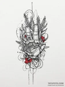Tattoo sketch blessed self, tattoo drawing ou... - эскиз тату (№1756197373_0, 26.08.2025 08:36) — Tatufoto.com