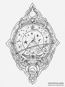 Tattoo sketch cosmic cosmos, tattoo line art,... - эскиз тату (№1756208616_0, 26.08.2025 11:43) — Tatufoto.com