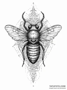Tattoo sketch thirteen-year cicada, concept a... - эскиз тату (№1756210615_0, 26.08.2025 12:16) — Tatufoto.com