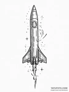 Tattoo sketch cold war missile, tattoo flash... - эскиз тату (№1756211214_0, 26.08.2025 12:26) — Tatufoto.com