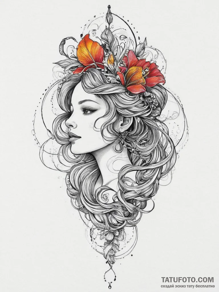 Tattoo sketch a symbolic place, artistic tatt... - эскиз тату (№1756212006_0, 26.08.2025 12:40) — Tatufoto.com