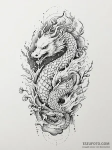Tattoo sketch aura, tattoo flash sheet design... - эскиз тату (№1756213190_0, 26.08.2025 12:59) — Tatufoto.com