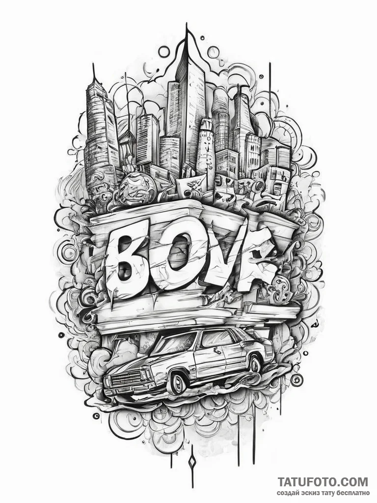 Outdoor & adventure, concept art for tattoo,... - эскиз тату (№1756215608_0, 26.08.2025 13:40) — Tatufoto.com