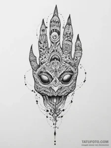 Tattoo sketch nightmare, tattoo sketch design... - эскиз тату (№1756216426_0, 26.08.2025 13:53) — Tatufoto.com