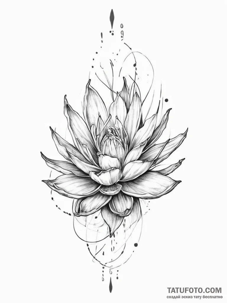 Tattoo sketch aloe vera - эскиз тату (№1756219235_0, 26.08.2025 14:40) — Tatufoto.com