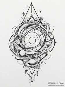 Tattoo sketch cosmic beginning, artistic tatt... - эскиз тату (№1756221043_0, 26.08.2025 15:10) — Tatufoto.com