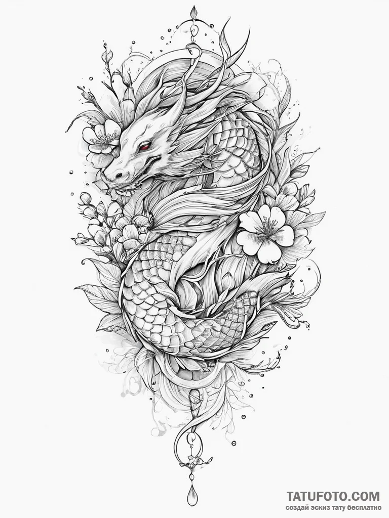 Tattoo sketch makeup tattoo, concept art for... - эскиз тату (№1756224057_0, 26.08.2025 16:00) — Tatufoto.com