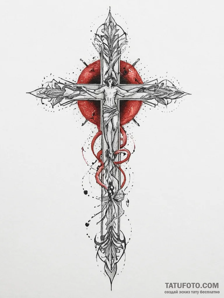 Tattoo sketch cosmic origin, tattoo sketch de... - эскиз тату (№1756225271_0, 26.08.2025 16:21) — Tatufoto.com