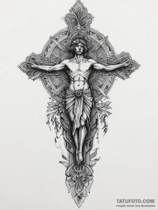 Tattoo sketch soldier with a needle, concept... - эскиз тату (№1756227673_0, 26.08.2025 17:01) — Tatufoto.com