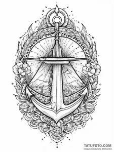 Tattoo sketch line pattern, concept art for t... - эскиз тату (№1756230672_0, 26.08.2025 17:51) — Tatufoto.com