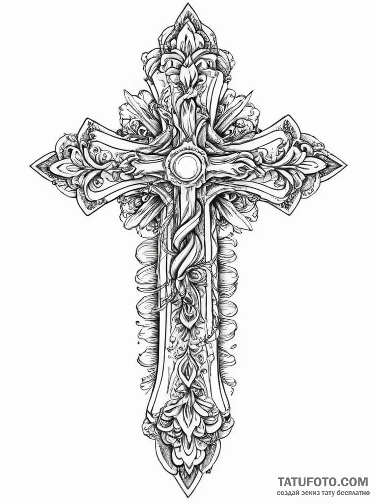 Tattoo sketch mystical past, ink illustration... - эскиз тату (№1756235066_0, 26.08.2025 19:04) — Tatufoto.com