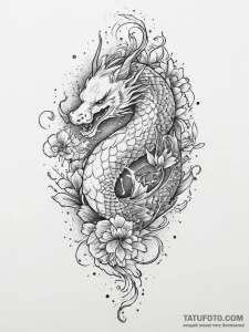 Tattoo sketch cosmic self, artistic tattoo sk... - эскиз тату (№1756237249_0, 26.08.2025 19:40) — Tatufoto.com