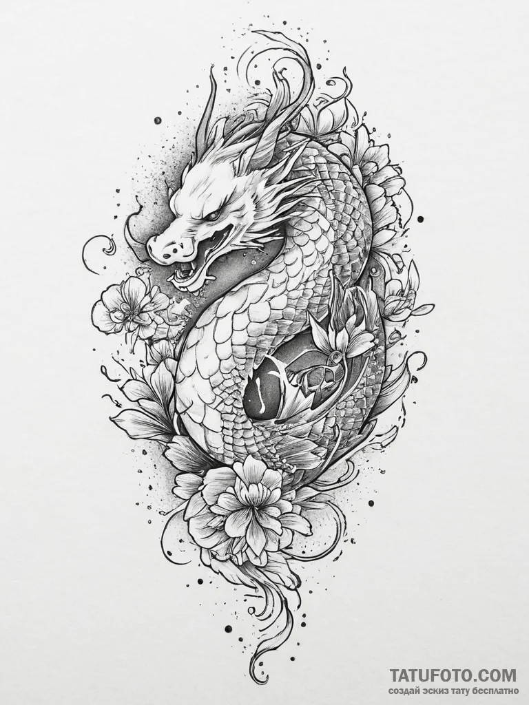 Tattoo sketch cosmic self, artistic tattoo sk... - эскиз тату (№1756237249_0, 26.08.2025 19:40) — Tatufoto.com