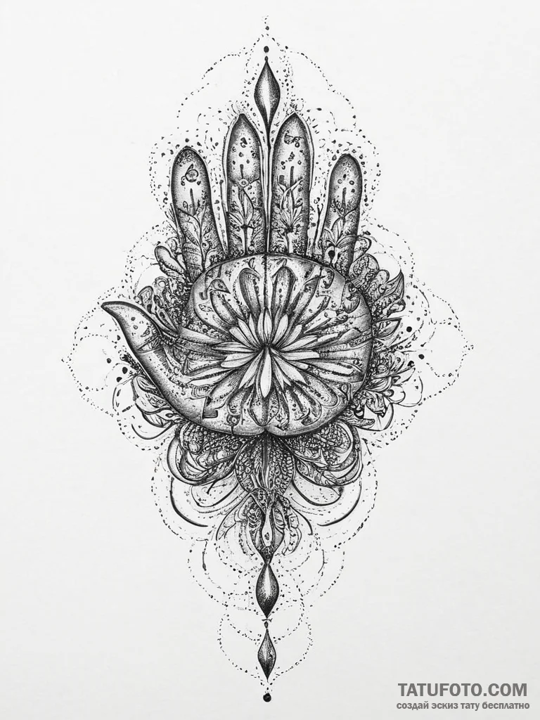 Tattoo sketch spiritual history, concept art... - эскиз тату (№1756238625_0, 26.08.2025 20:03) — Tatufoto.com