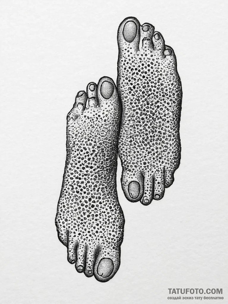 Tattoo sketch foot, artistic tattoo sketch, o... - эскиз тату (№1756239417_0, 26.08.2025 20:16) — Tatufoto.com
