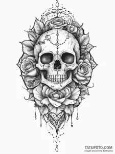 Tattoo sketch purple, ink illustration for ta... - эскиз тату (№1756239811_0, 26.08.2025 20:23) — Tatufoto.com