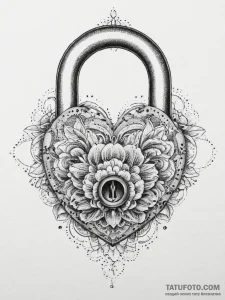 Tattoo sketch magical lock, tattoo sketch des... - эскиз тату (№1756241010_0, 26.08.2025 20:43) — Tatufoto.com