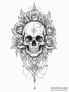 Tattoo sketch zucchini flower, artistic tatto... - эскиз тату (№1756251913_0, 26.08.2025 23:45) — Tatufoto.com