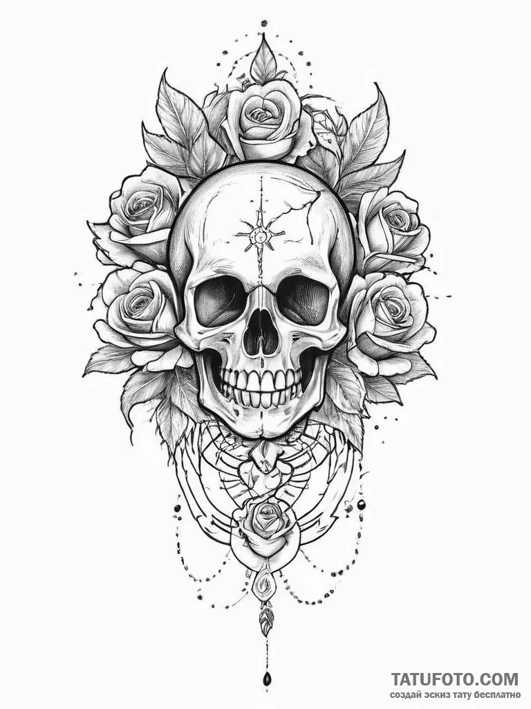 Tattoo sketch zucchini flower, artistic tatto... - эскиз тату (№1756251913_0, 26.08.2025 23:45) — Tatufoto.com