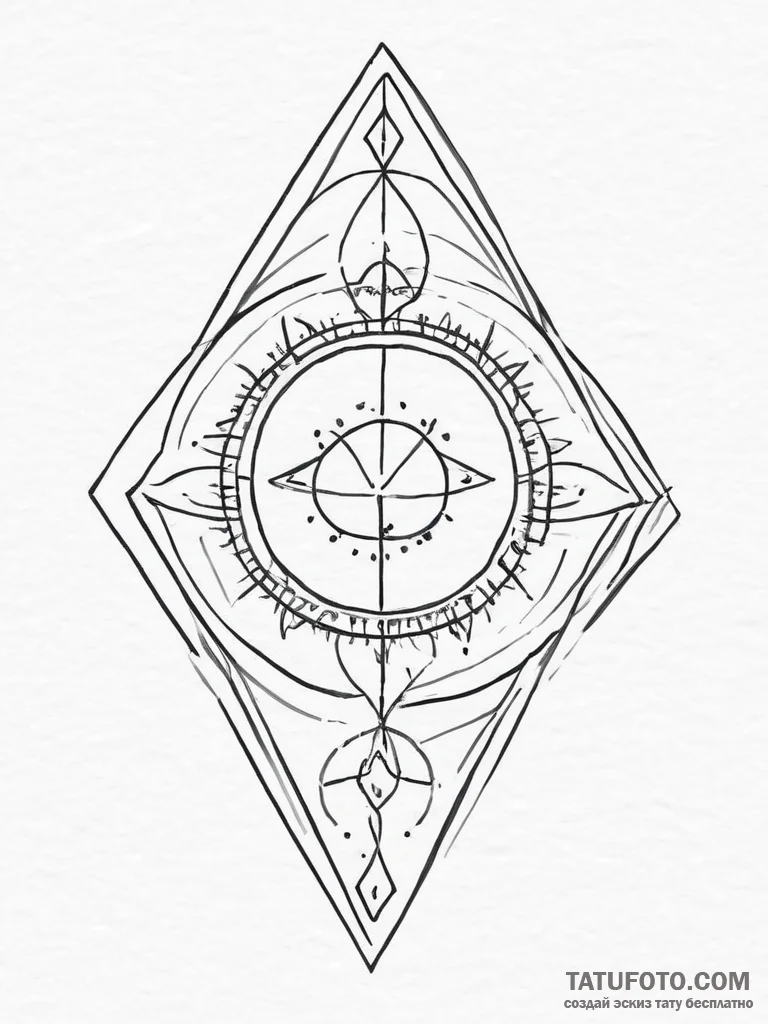 Tattoo sketch hieroglyphic symbol for "life"... - эскиз тату (№1756254456_0, 27.08.2025 00:27) — Tatufoto.com