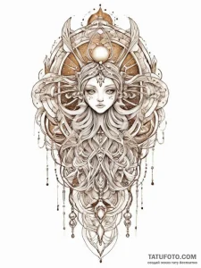 Tattoo sketch cosmic ghost, tattoo line art,... - эскиз тату (№1756254847_0, 27.08.2025 00:34) — Tatufoto.com