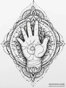 Tattoo sketch hands with a gladiator, concept... - эскиз тату (№1756257412_0, 27.08.2025 01:16) — Tatufoto.com