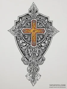 Tattoo sketch shield, tattoo drawing outline,... - эскиз тату (№1756257997_0, 27.08.2025 01:26) — Tatufoto.com