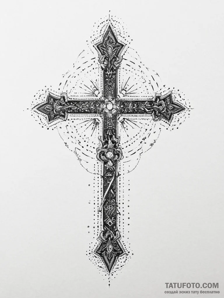Tattoo sketch a symbolic idea, concept art fo... - эскиз тату (№1756259361_0, 27.08.2025 01:49) — Tatufoto.com