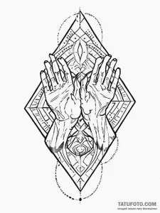 Tattoo sketch hieroglyphic symbol for "friend... - эскиз тату (№1756261506_0, 27.08.2025 02:25) — Tatufoto.com