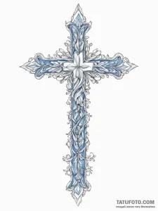 Tattoo sketch blue, artistic tattoo sketch, o... - эскиз тату (№1756262888_0, 27.08.2025 02:48) — Tatufoto.com
