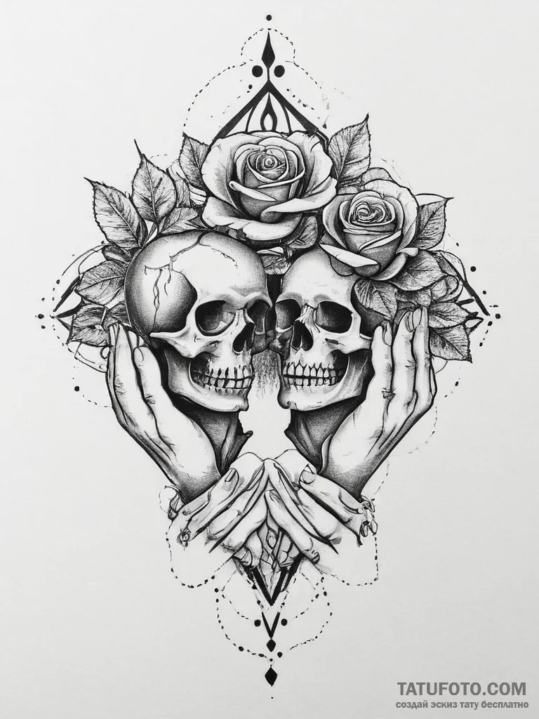 Tattoo sketch hands with a partner, tattoo sk... - эскиз тату (№1756264077_0, 27.08.2025 03:07) — Tatufoto.com