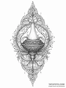 Tattoo sketch inception spinning top, tattoo... - эскиз тату (№1756266494_0, 27.08.2025 03:48) — Tatufoto.com