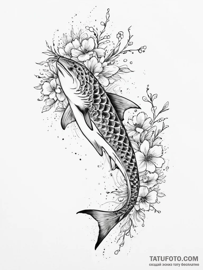 Tattoo sketch whale shark, artistic tattoo sk... - эскиз тату (№1756268523_0, 27.08.2025 04:22) — Tatufoto.com